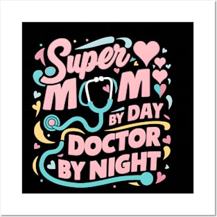 Super mom By Day Doctor By Night | Mother's day | Mom lover gifts Posters and Art